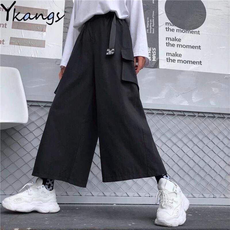 Harajuku Elastic High Waist Moon Embroidered Shorts Women Loose Sport Summer BF Casual Running Shorts Women Biker Baggy Short