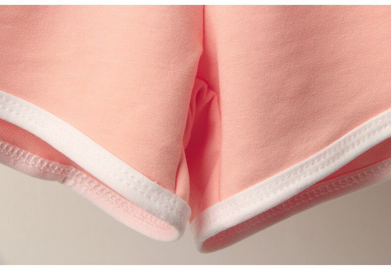 Sports Shorts Women Summer 2021 New Candy Color Anti Emptied Skinny Shorts Casual Lady Elastic Waist Beach Correndo Short Pants