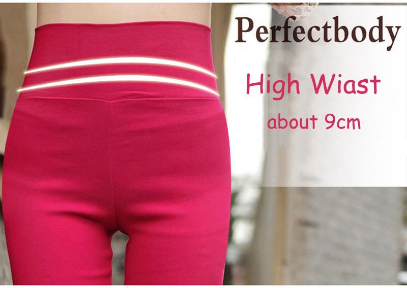 High Waist Women's Pants Woman Harajuku Leggings White Black Stretch Trousers for Women Spring Pencil Pants Female Plus Size