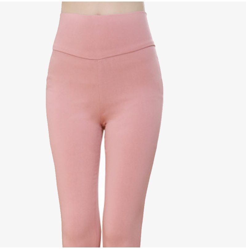 High Waist Women's Pants Woman Harajuku Leggings White Black Stretch Trousers for Women Spring Pencil Pants Female Plus Size