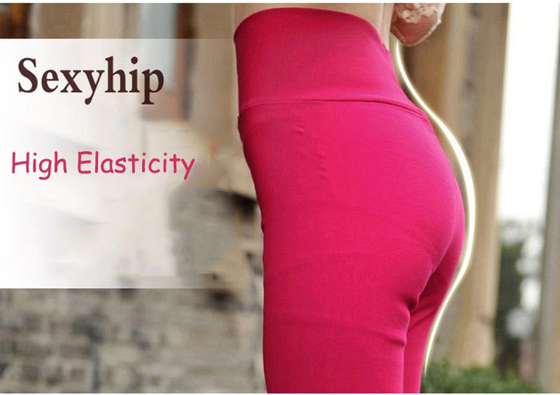 High Waist Women's Pants Woman Harajuku Leggings White Black Stretch Trousers for Women Spring Pencil Pants Female Plus Size