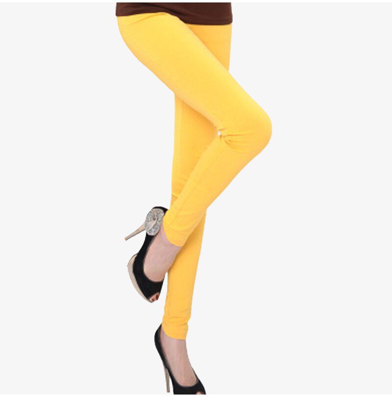 High Waist Women's Pants Woman Harajuku Leggings White Black Stretch Trousers for Women Spring Pencil Pants Female Plus Size