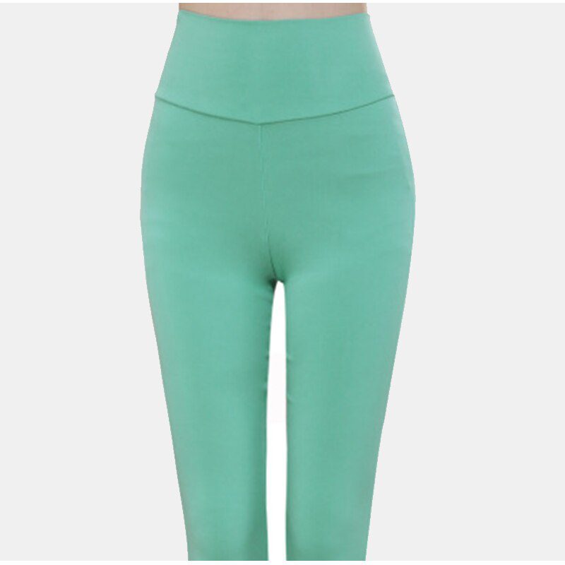 High Waist Women's Pants Woman Harajuku Leggings White Black Stretch Trousers for Women Spring Pencil Pants Female Plus Size