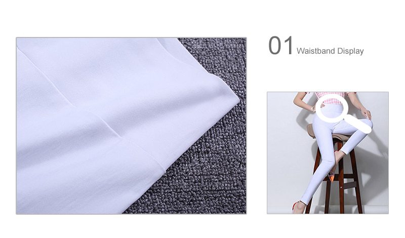 High Waist Women's Pants Woman Harajuku Leggings White Black Stretch Trousers for Women Spring Pencil Pants Female Plus Size