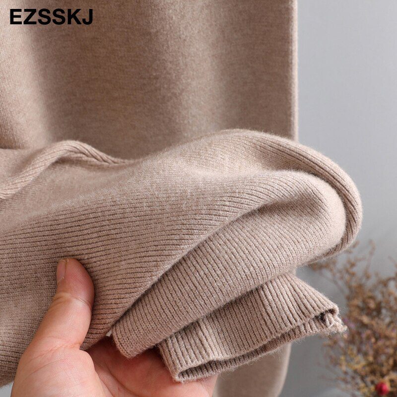 Women Elastic Waist Drawstring Trousers Thick Knitted Harem Pants Autumn Winter Sport swear Women'S Pants New Bottoms
