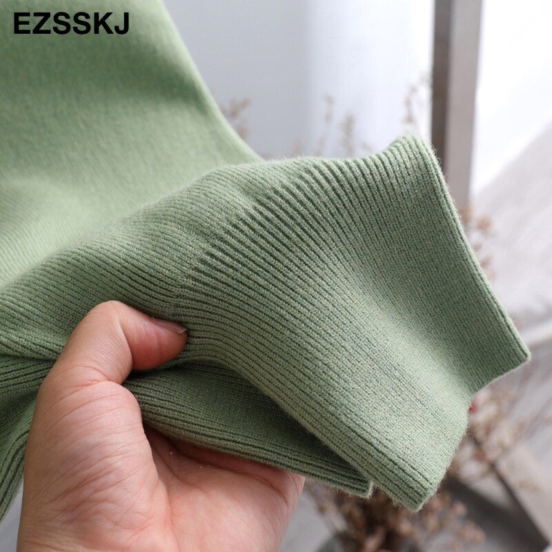 Women Elastic Waist Drawstring Trousers Thick Knitted Harem Pants Autumn Winter Sport swear Women'S Pants New Bottoms