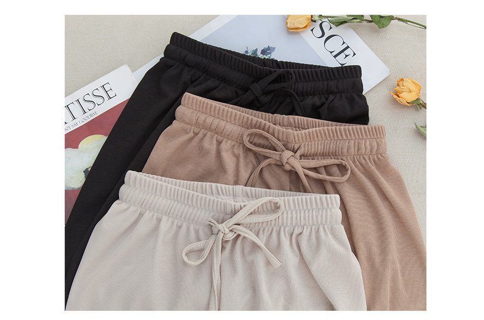 Slacks Women's Loose Summer Pants Soft Ice Silk Ankle-Length Black Wide Leg Pants Grey Khaki Women High Waisted Trousers Slacks Women's Loose Summer Pants Soft Ice Silk Ankle-Length Black Wide Leg Pants Grey Khaki Women High Waisted Trousers