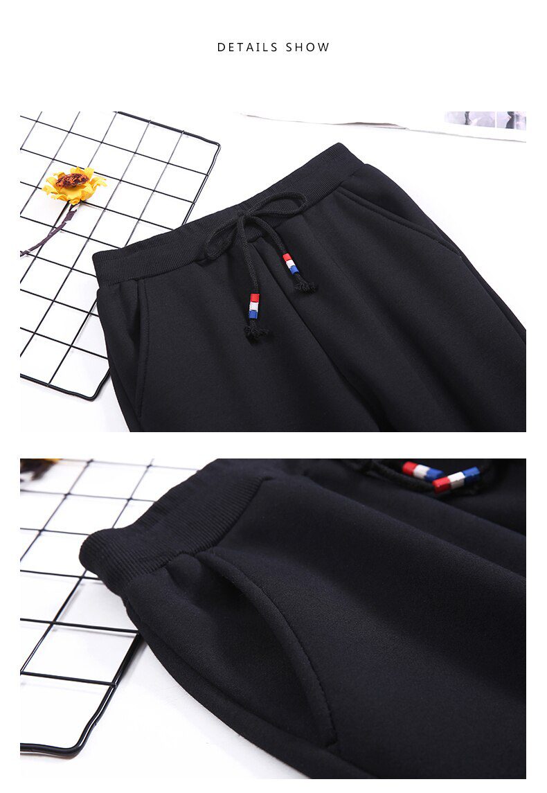 Women Winter Thick Lambskin Cashmere Pants Warm Female Casual Cotton Pants Loose Harlan Long Trousers Plus Size S-5XL 3XL 4XL
