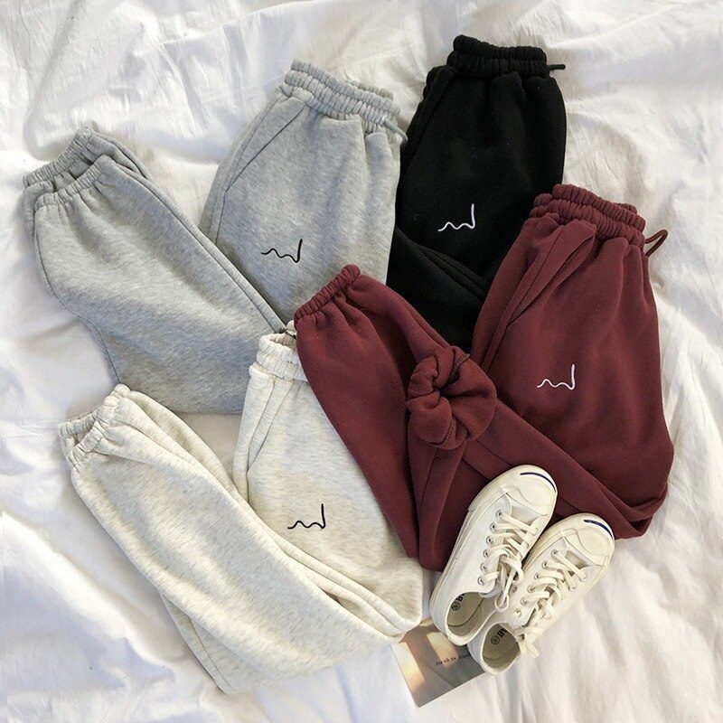 Harem Pants Women Casual Loose Korean Style Thick Sweatpants Autumn Winter Fashion New Trousers Femme