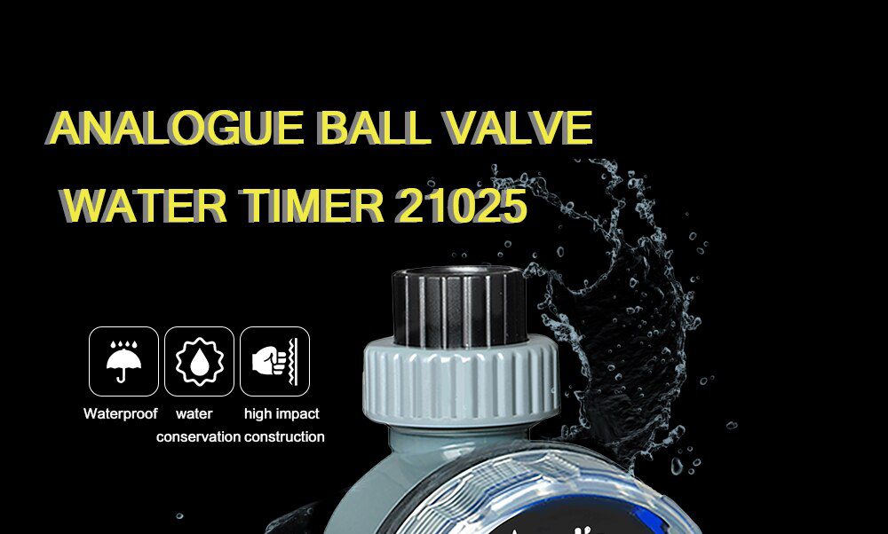 Garden Water Timer Ball Valve Automatic Electronic Watering Timer Home Garden Irrigation Timer Controller System #21025