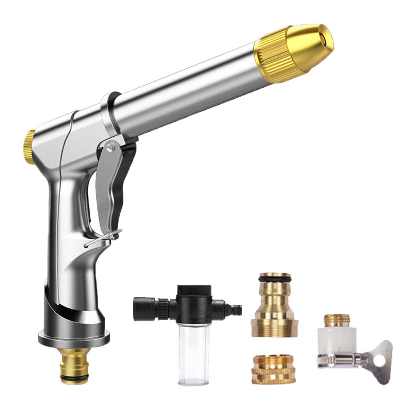 Portable High-pressure Water Gun For Cleaning Car Wash Machine Garden Watering Hose Nozzle Sprinkler Foam Water Gun dropshipping
