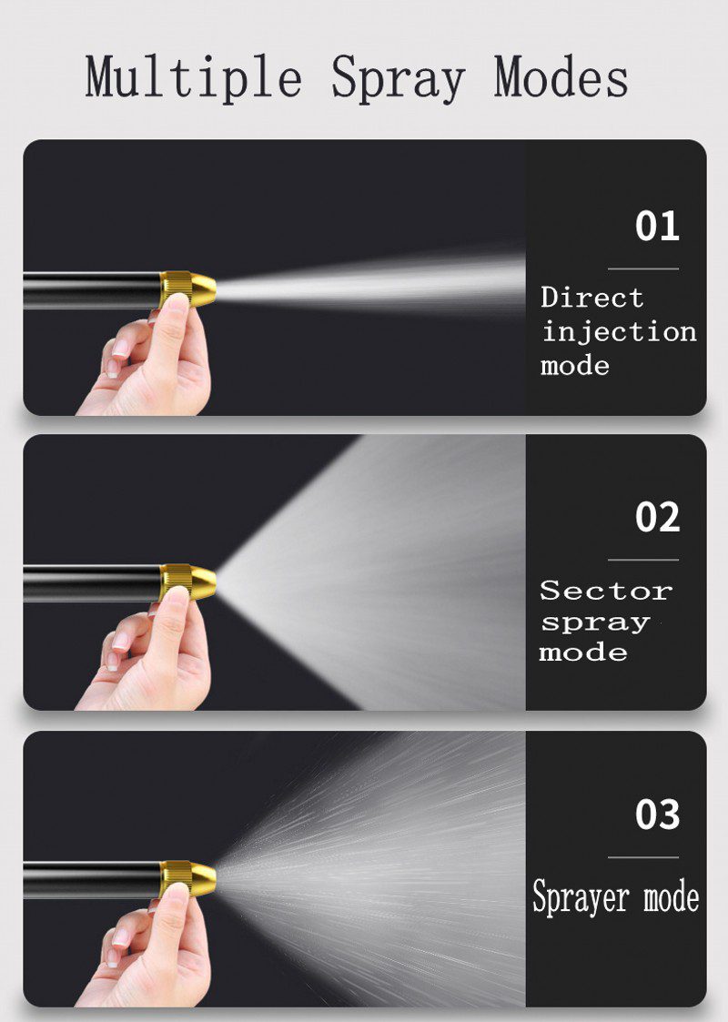 Portable High-pressure Water Gun For Cleaning Car Wash Machine Garden Watering Hose Nozzle Sprinkler Foam Water Gun dropshipping