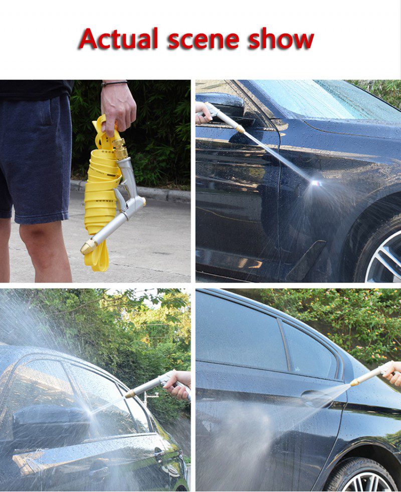Portable High-pressure Water Gun For Cleaning Car Wash Machine Garden Watering Hose Nozzle Sprinkler Foam Water Gun dropshipping