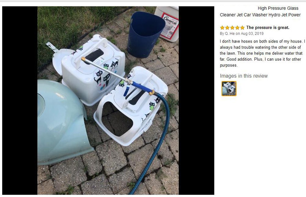 Meijuner Car High Pressure Water Gun 46cm Jet Garden Washer Hose Wand Nozzle Sprayer Watering Spray Sprinkler Cleaning Tool