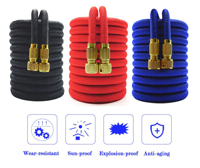 Home Garden Water Hose Expandable Watering Hose High Pressure Car Wash Flexible Magic Hose Pipe Garden Irrigation Tools