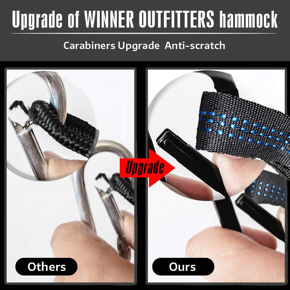 Upgrade Outdoor Tourist Hanging Hammocks Portable Parachute Nylon For Backpacking Travel