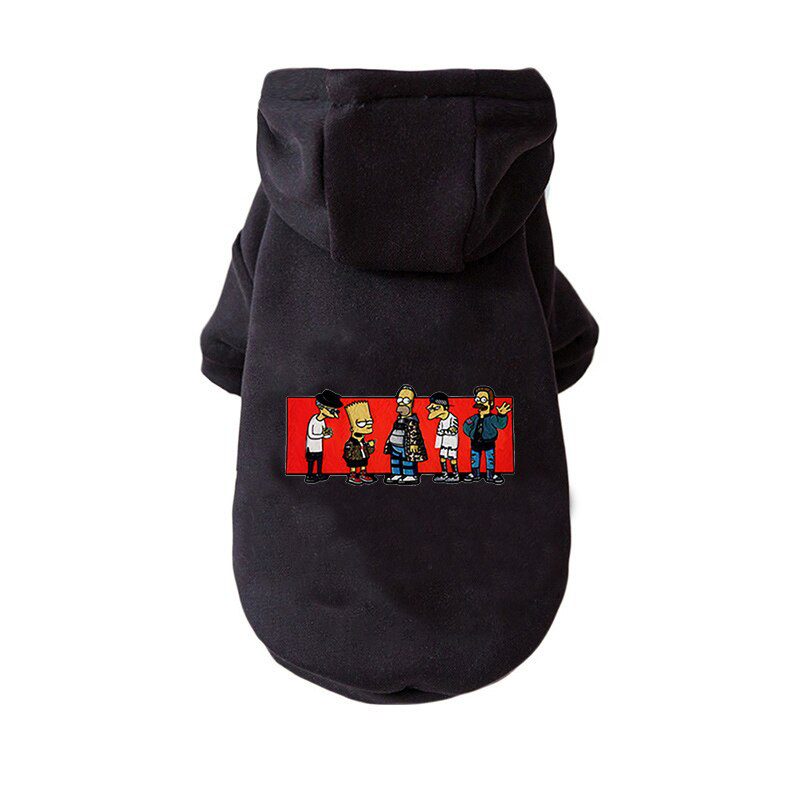 Winter Warm Dog Clothes Cotton Hoodies Clothes for Dogs Pet clothing for Small medium dogs Costumes Coat For Cat French Bulldog