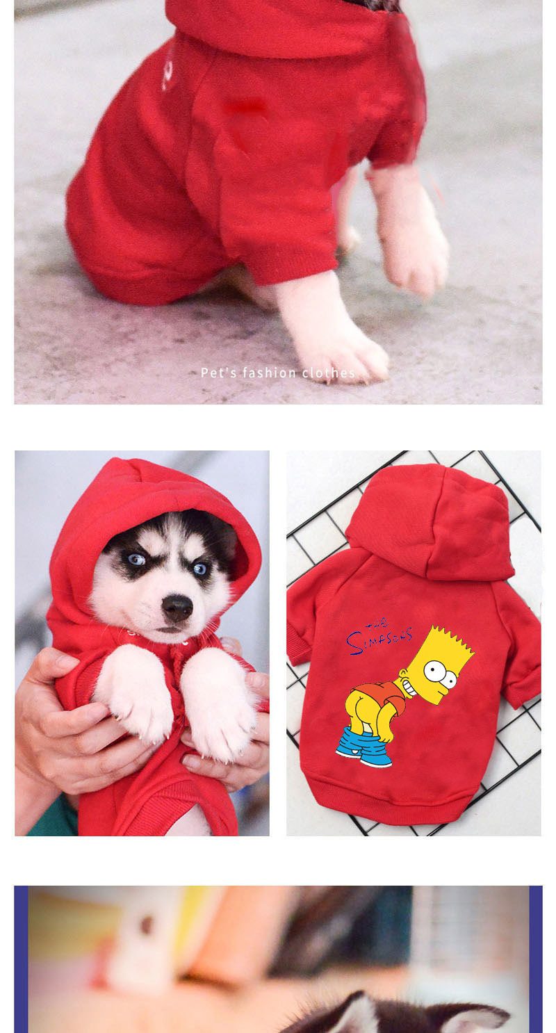 Winter Warm Dog Clothes Cotton Hoodies Clothes for Dogs Pet clothing for Small medium dogs Costumes Coat For Cat French Bulldog