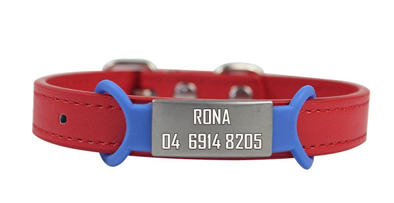 1pc Pet Dog Tag Silicone Stainless Steel Dog ID Tag Engraved Dog Collar Anti-lost Pet Nameplate Tags For Dog Cat Tensile Rubber