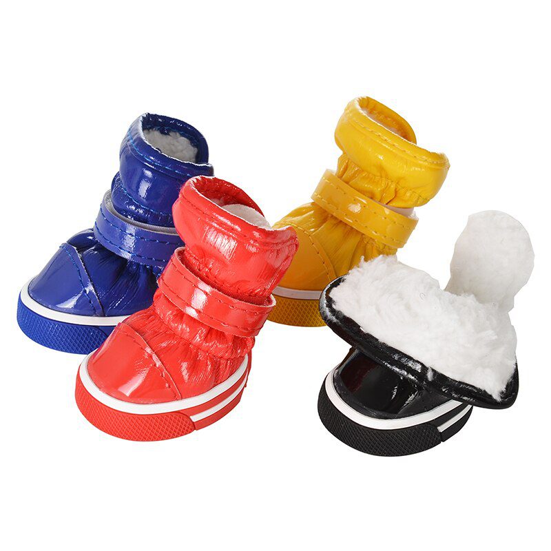 Winter Pet Dog Shoes For Small Dogs Warm Fleece Puppy Pet Shoes Waterproof Dog Snow Boots Chihuahua Yorkie Shoes Pet Products Winter Pet Dog Shoes For Small Dogs Warm Fleece Puppy Pet Shoes Waterproof Dog Snow Boots Chihuahua Yorkie Shoes Pet Products
