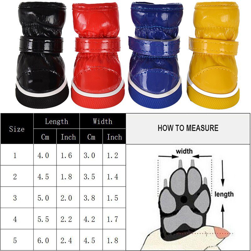 Winter Pet Dog Shoes For Small Dogs Warm Fleece Puppy Pet Shoes Waterproof Dog Snow Boots Chihuahua Yorkie Shoes Pet Products Winter Pet Dog Shoes For Small Dogs Warm Fleece Puppy Pet Shoes Waterproof Dog Snow Boots Chihuahua Yorkie Shoes Pet Products