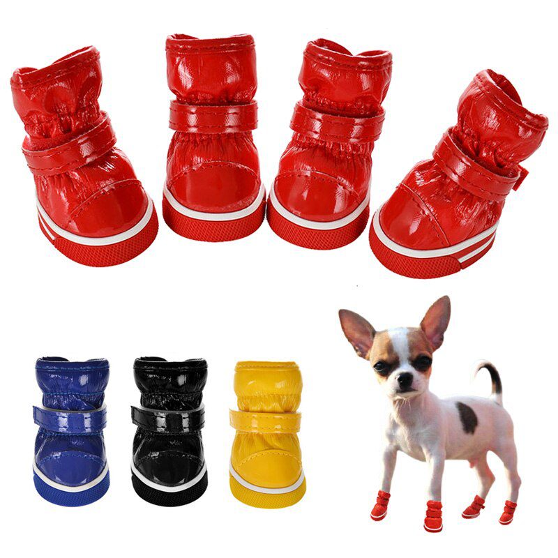Winter Pet Dog Shoes For Small Dogs Warm Fleece Puppy Pet Shoes Waterproof Dog Snow Boots Chihuahua Yorkie Shoes Pet Products Winter Pet Dog Shoes For Small Dogs Warm Fleece Puppy Pet Shoes Waterproof Dog Snow Boots Chihuahua Yorkie Shoes Pet Products