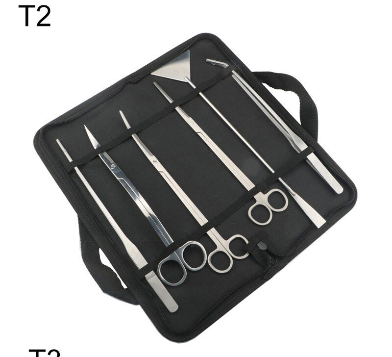 Aquarium Tools Set Plants Tweezers and Scissors Grass Stainless Steel Cleaning Tools Plants Fish Tank Accessories 4 5 6pcs/set