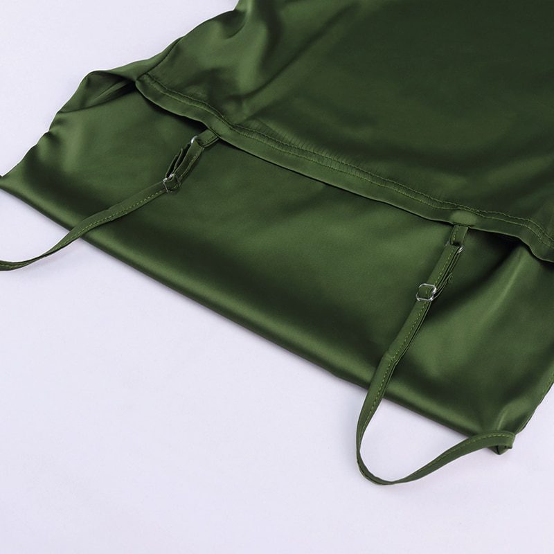 NewAsia Ruched Satin Summer Dress Drawstring Spaghetti Straps Cowl Neck Backless Long Dresses for Women Party Sexy Vestidos 2020 NewAsia Ruched Satin Summer Dress Drawstring Spaghetti Straps Cowl Neck Backless Long Dresses for Women Party Sexy Vestidos 2020