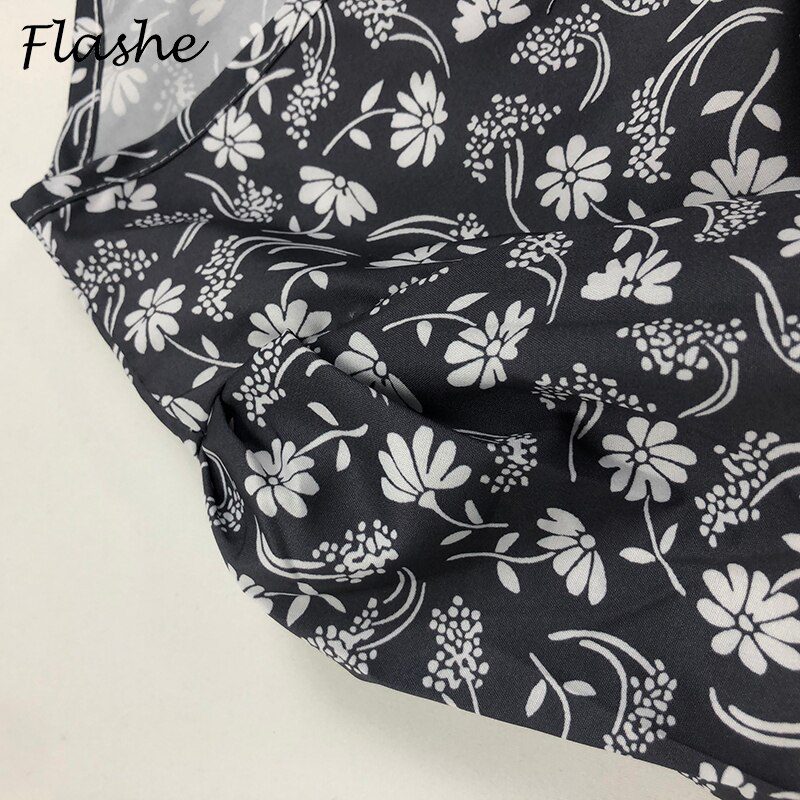 2021 Spring Summer Vintage Party Dress V Neck Elegant Sexy Dress Boho Beach Female Floral Print Dresses For Women Clothes