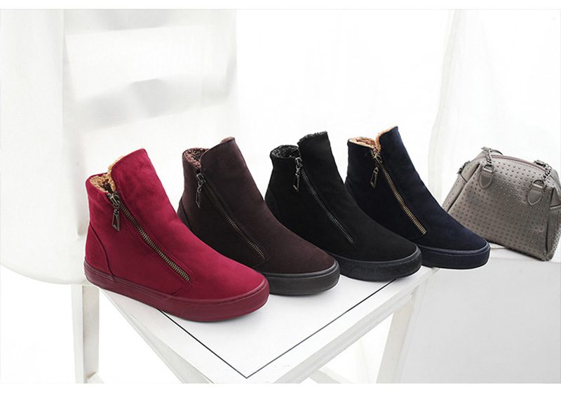 2020 Winter Snow Boots Women Winter Shoes Zip Warm Plush for Cold Winter Fashion Women's Boots Sweet Ladies Brand Ankle Botas 2020 Winter Snow Boots Women Winter Shoes Zip Warm Plush for Cold Winter Fashion Women's Boots Sweet Ladies Brand Ankle Botas