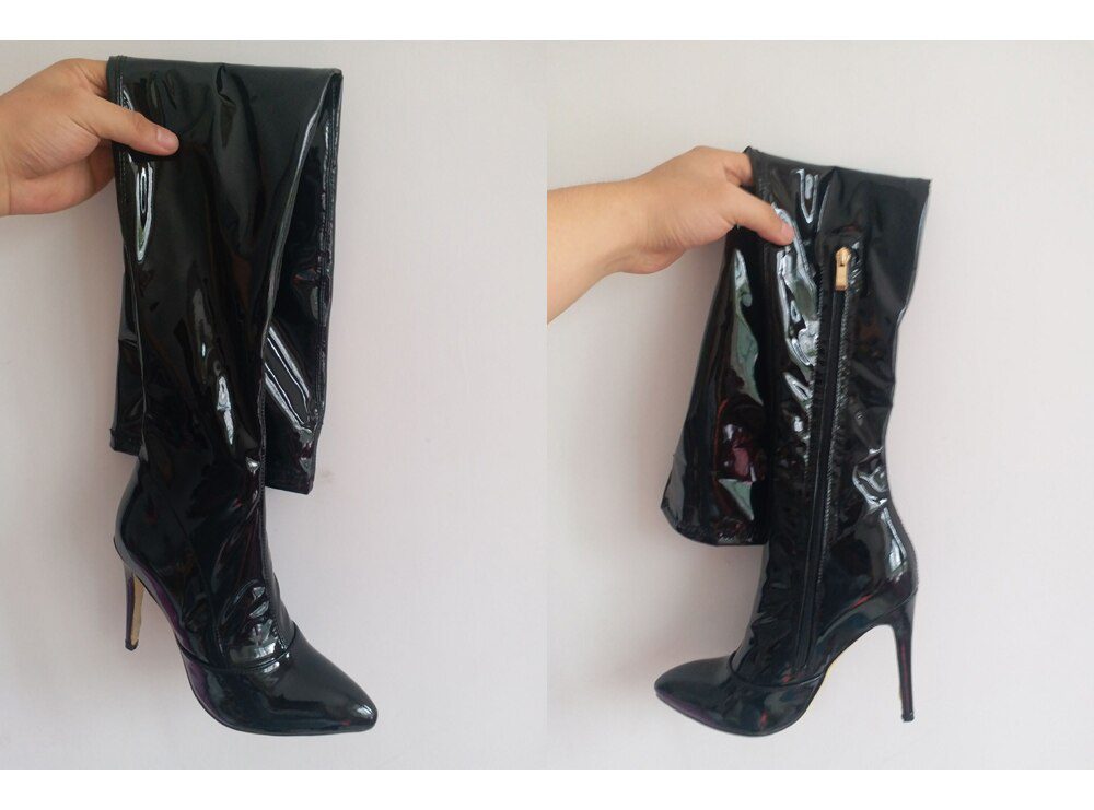 Sexy Stiletto High Heels Over The Knee Boots Women Stretch Thigh High Boots Ladies Spring Autumn Long Boots Shoes Cuissardes