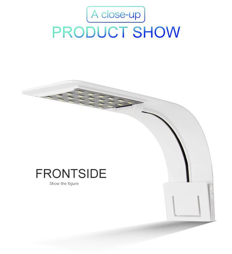 Super Slim LED Aquarium Light Lighting plants Grow Light 5W/10W/15W Aquatic Plant Lighting Waterproof Clip-on Lamp For Fish Tank