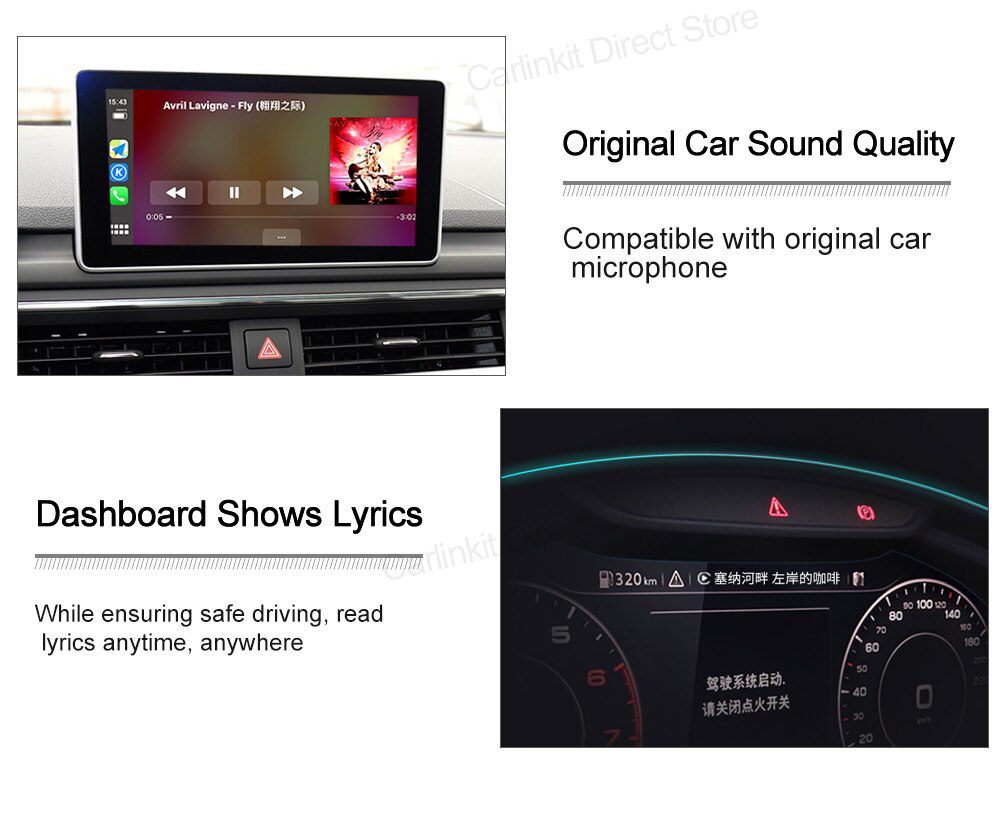 Carlinkit 2.0 Wireless CarPlay Dongle IOS 14 Adapter for Audi Benz Mazda Porsche Volkswagen Volvo Ford Citroen Honda Nissan Opel