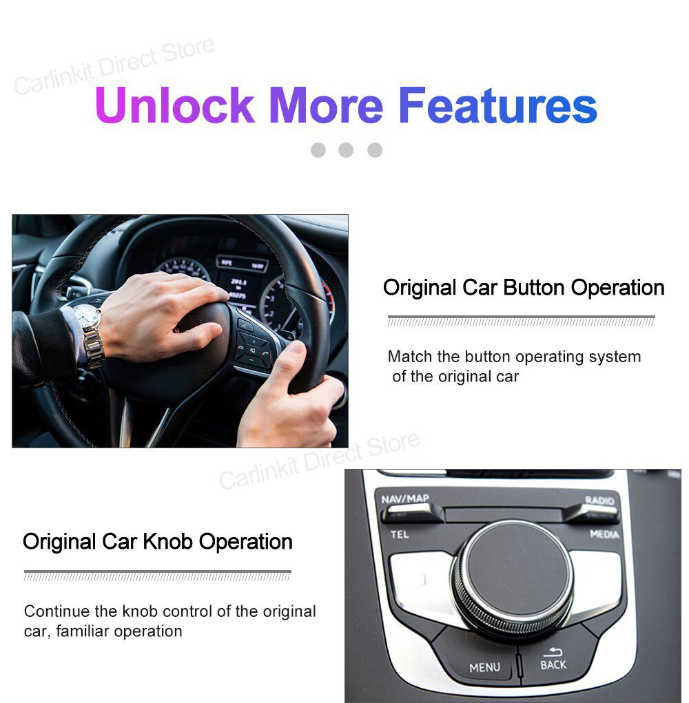 Carlinkit 2.0 Wireless CarPlay Dongle IOS 14 Adapter for Audi Benz Mazda Porsche Volkswagen Volvo Ford Citroen Honda Nissan Opel