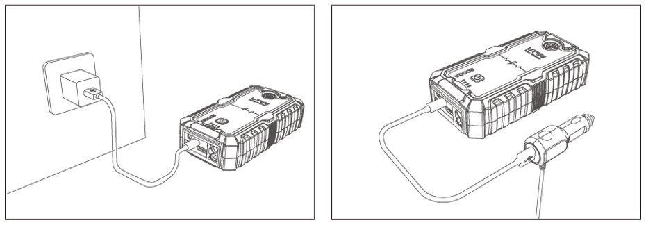 UTRAI Car Jump Starter Power Bank 16000/22000mAh 12V Starting Device Portable Emergency Car Booster Auto Car Battery Charger Gas
