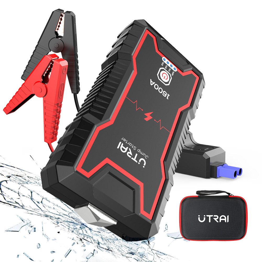 UTRAI Car Jump Starter Power Bank 16000/22000mAh 12V Starting Device Portable Emergency Car Booster Auto Car Battery Charger Gas