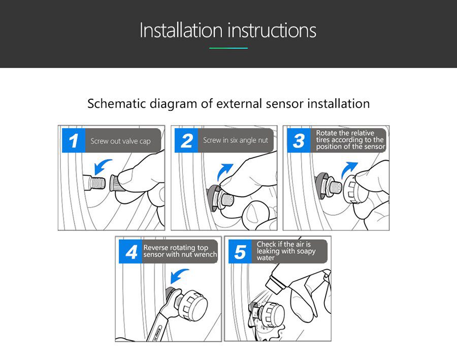 E-ACE Solar Power TPMS Car Tire Pressure Alarm Monitor System Auto Security Alarm Systems Tyre Pressure Temperature Warning E-ACE Solar Power TPMS Car Tire Pressure Alarm Monitor System Auto Security Alarm Systems Tyre Pressure Temperature Warning