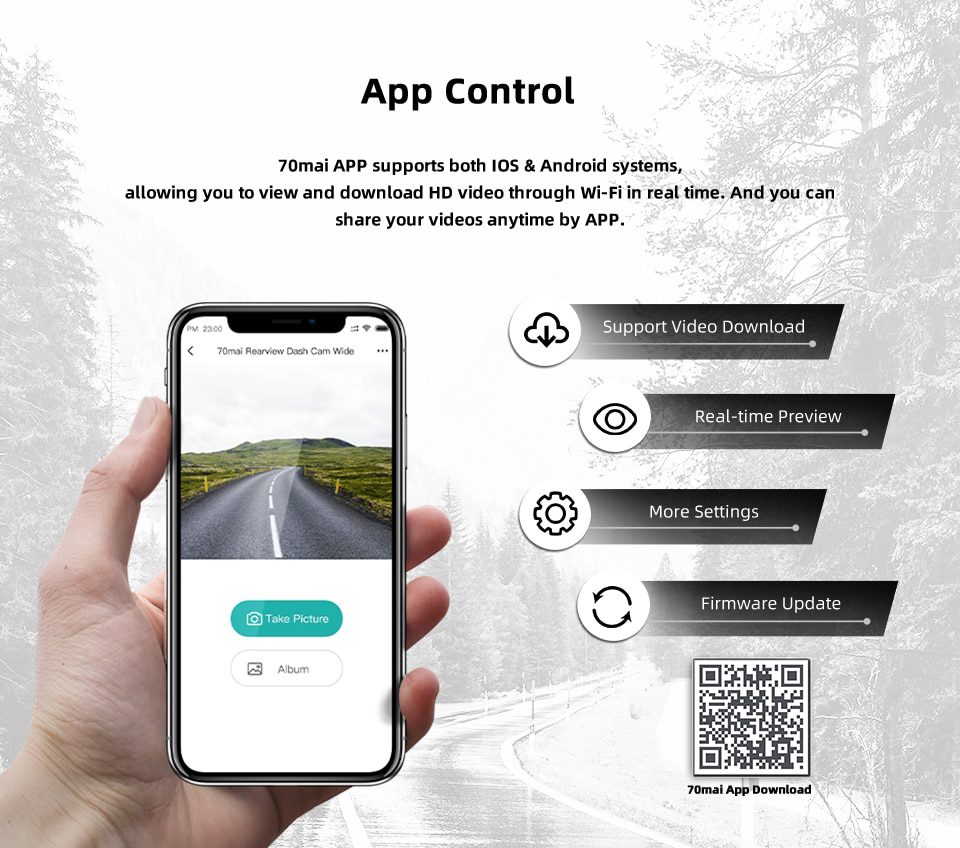 2020 New 9.35 Inch Full Screen 70mai Rearview Dash Cam Wide 1080P Auto Cam 130FOV 70mai Mirror Car Recorder Stream Media Car DVR