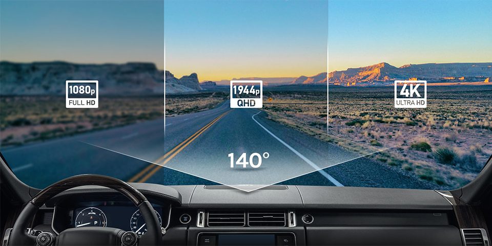 70mai A800S 4K Car DVR Dual Vision GPS ADAS 70mai 4K Dash Cam A800S 24H Parking Monitior Front & Rear Cam 140FOV