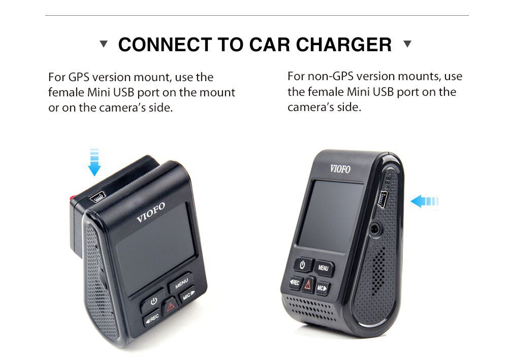 VIOFO A119 V3 2K 60fps Car Dash Cam Super Night Vision Quad HD 2560 * 1600P Car DVR with Parking Mode G-sensor optional GPS