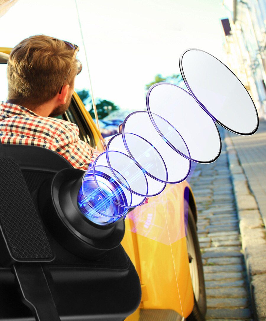 E-ACE Car Dvr 10 Inch Touch Screen Video Recorder Auto Registrar Stream Mirror Support RearView Camera night vision dash cam