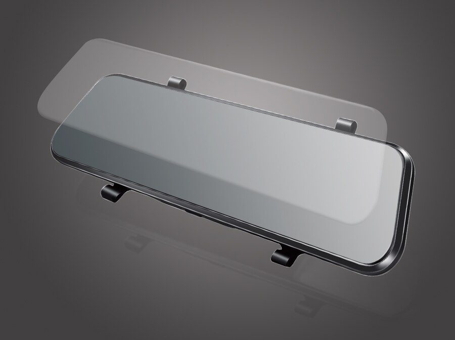 E-ACE Car Dvr 10 Inch Touch Screen Video Recorder Auto Registrar Stream Mirror Support RearView Camera night vision dash cam