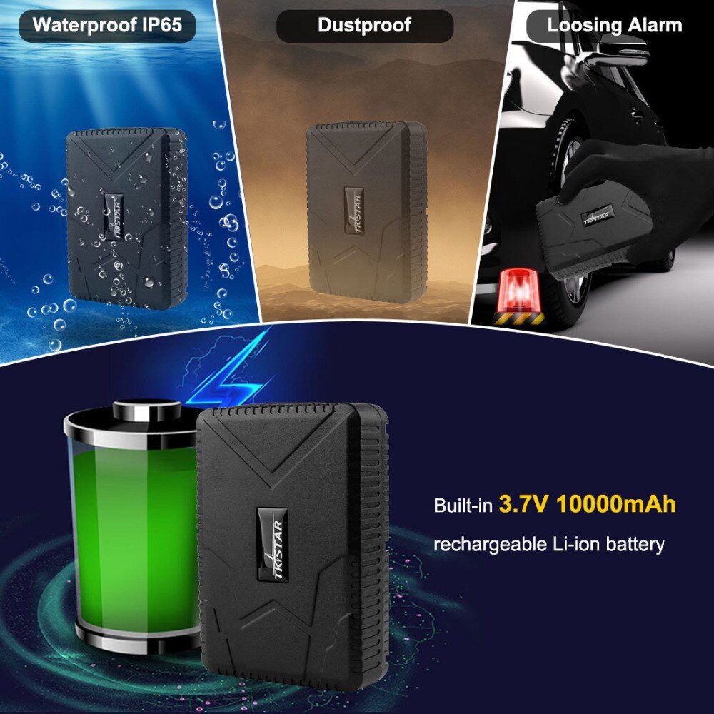 Car GPS Tracker TK915 GPS Locator 10000mAh Magnet Waterproof IP65 GPS Car Tracker Tamper Alert LIFETIME FREE APP PK TKSTAR TK905 Car GPS Tracker TK915 GPS Locator 10000mAh Magnet Waterproof IP65 GPS Car Tracker Tamper Alert LIFETIME FREE APP PK TKSTAR TK905