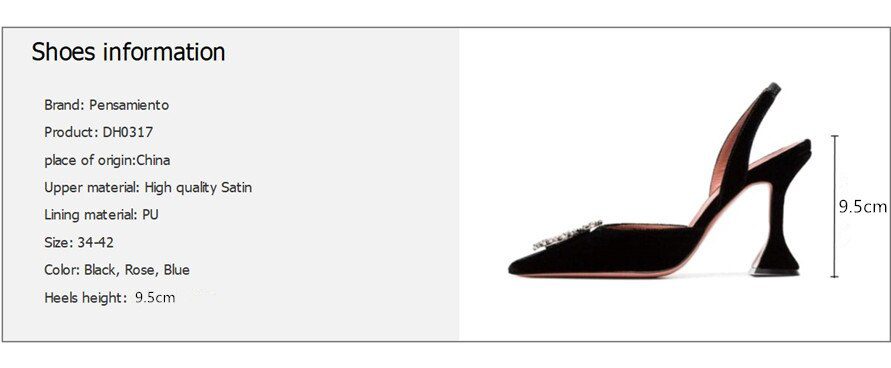 2021 Brand women Pumps luxury Crystal Slingback High heels Summer bride Shoes Comfortable triangle Heeled Party Wedding Shoes