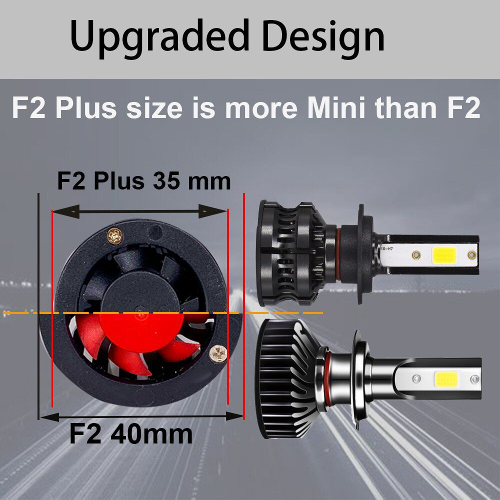 YHKOMS 80W 14000LM Car Haedlight H4 H7 H1 LED H8 H9 H11 4300K 5000K 6500K 8000K 25000K Auto fog Light 80W 16000LM 12V LED Bulb