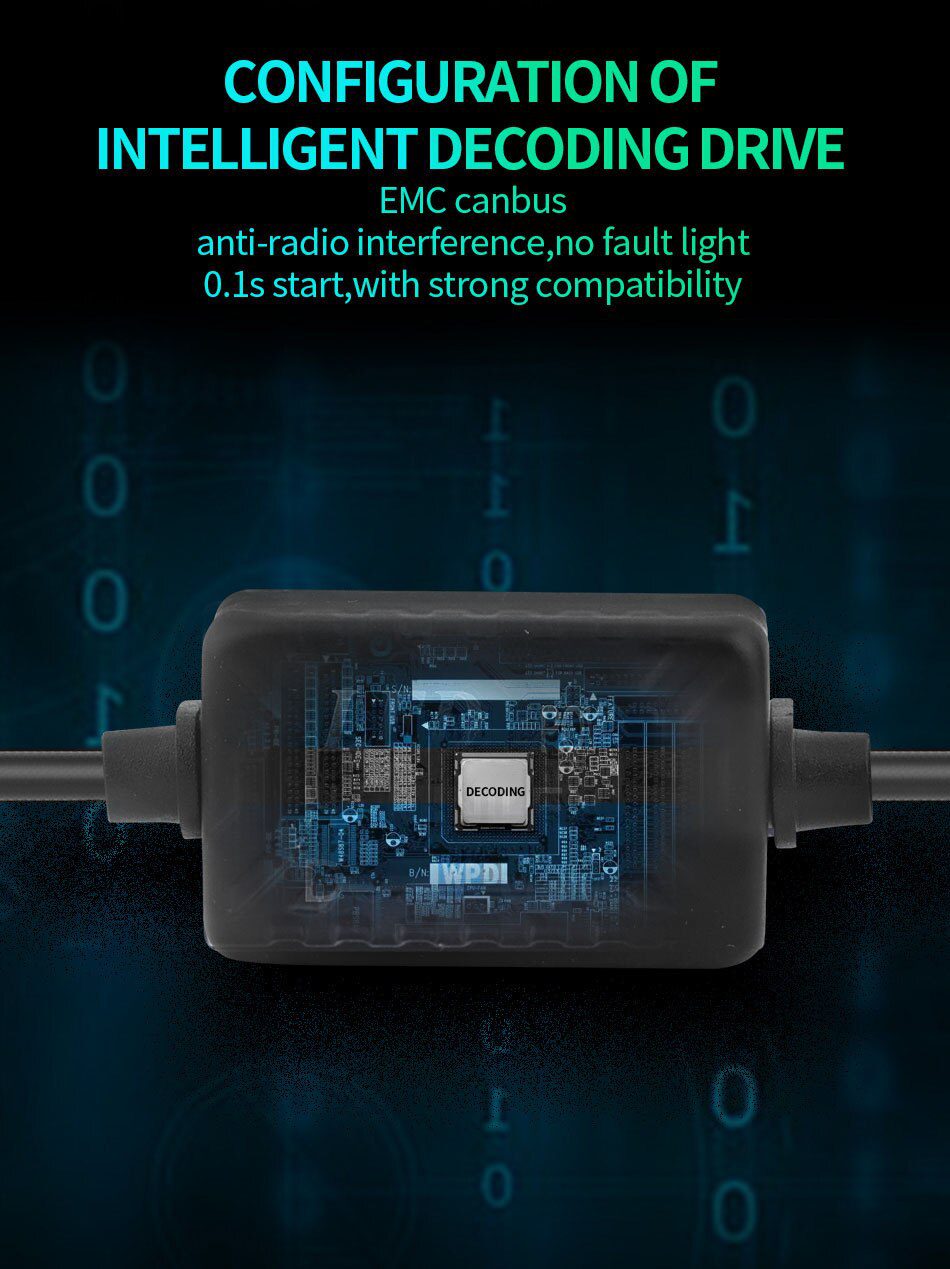 AILEO Canbus 90W/Pair Lamp H4 LED Mini Projector Lens Automobles Bulb 20000LM Conversion Kit Hi/Lo Beam Headlight 12V24V RHD LHD