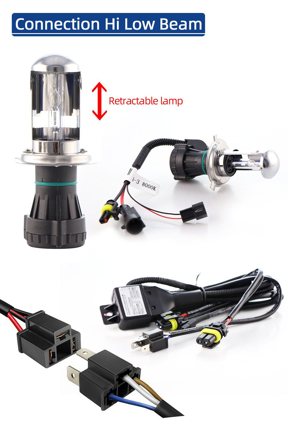 Xenon H7 35W 55W Slim Ballast kit HID Xenon Headlight bulb 12V H1 H3 H11 h7 xenon hid kit 4300k 6000k Replace Halogen Lamp