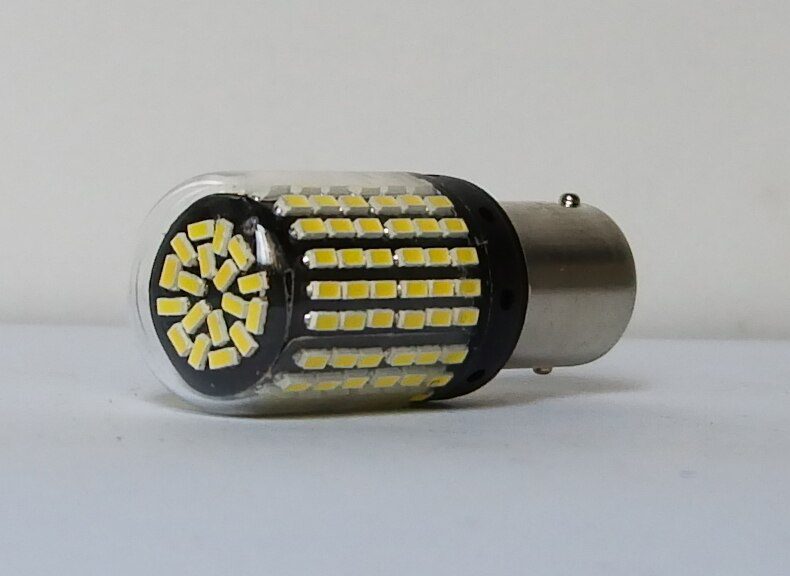1PCS 1156 BA15S P21W BAU15S PY21W LED T20 7440 W21W P21/5W 1157 BAY15D led Bulbs 144smd CanBus lamp For Turn Signal Light 12V