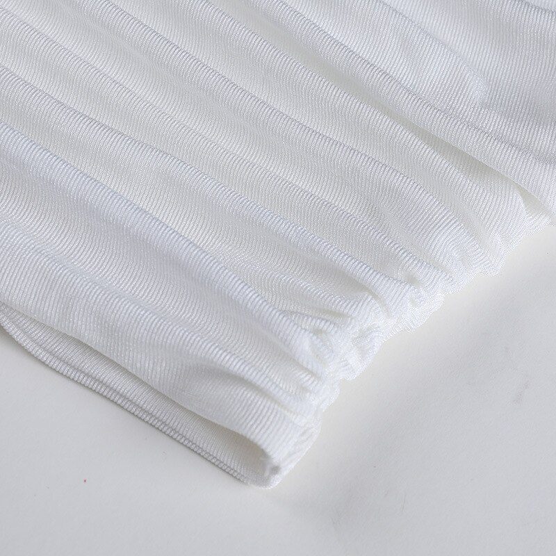 One Shoulder Crop Top Women Sexy Sleeveless Ruched Tank Top Summer White Black Blue Orange Plain Short Tanks Camis