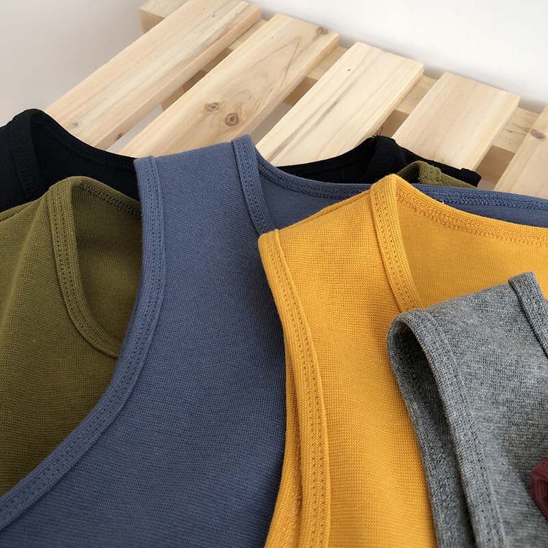 Summer new ladies retro crop top high waist slimming stretch slim short sleeveless bottoming top M30709